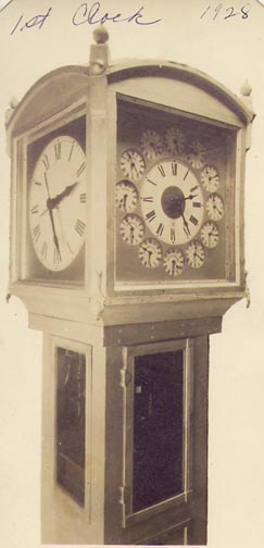 first clock