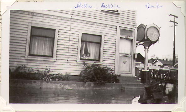 Long Beach Flood and Clock